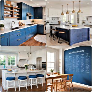 blue and white kitchen ideas