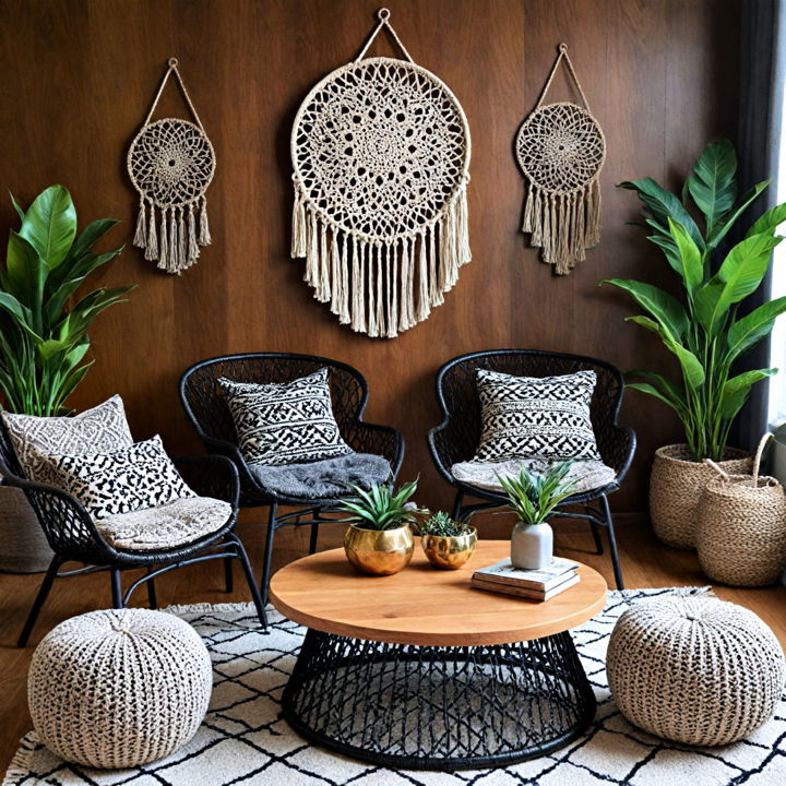 bohemian black and brown vibes