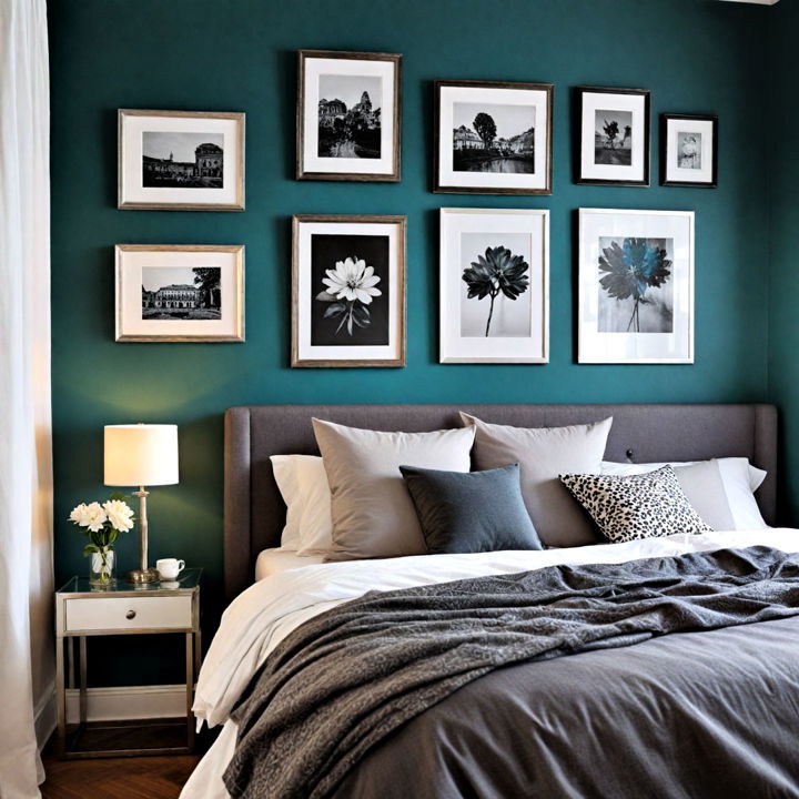 bold and chic bedroom