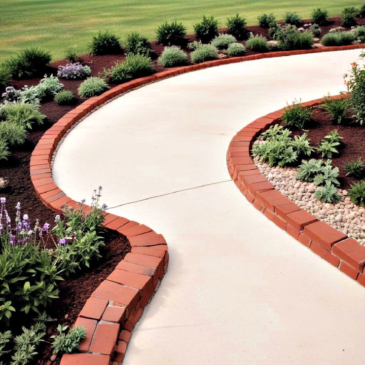 brick border walkway