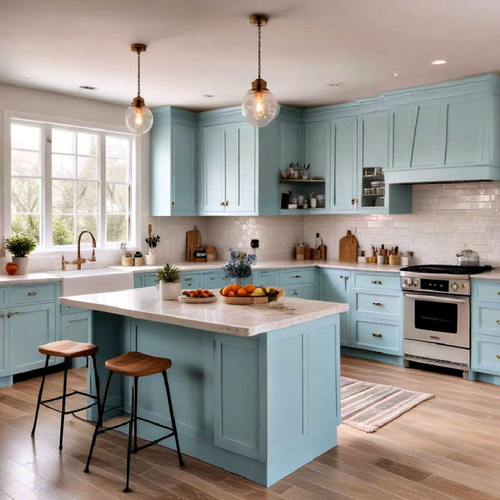 bright and airy kitchen