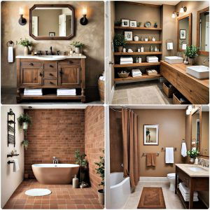 brown bathroom ideas