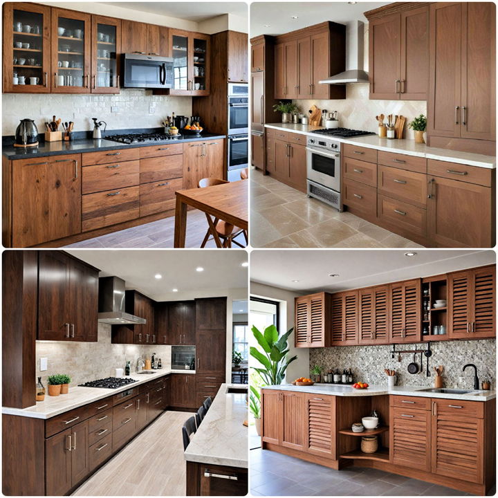 brown kitchen cabinets ideas