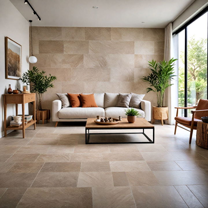 ceramic tiles for natural living room