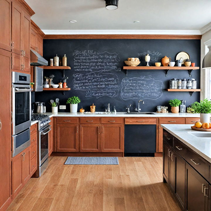 chalkboard kitchen wall