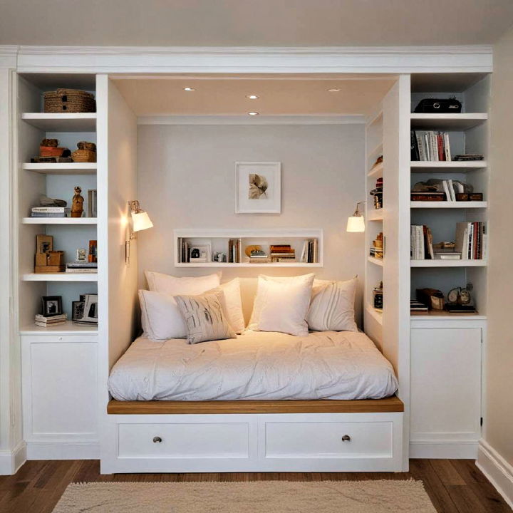 closet bed nook