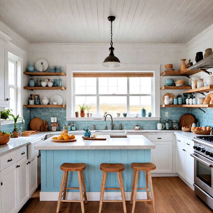 coastal cottage kitchen