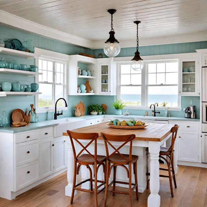 coastal country kitchen