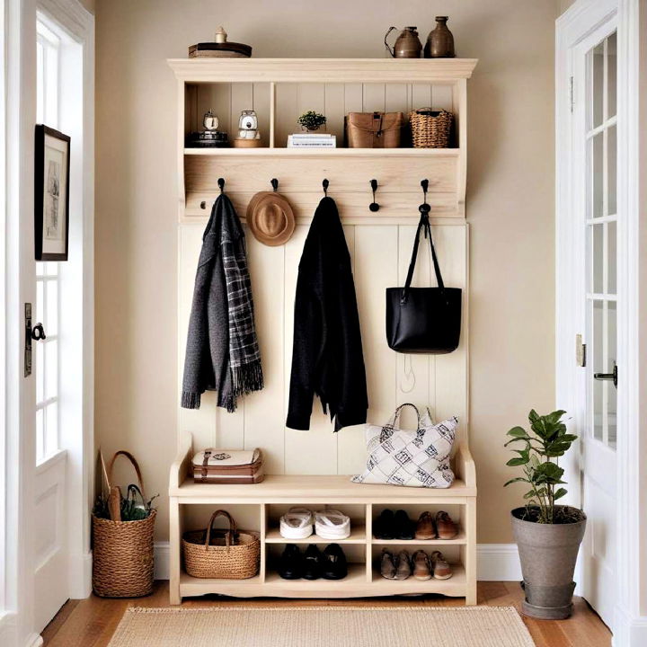 coat rack to keeps outerwear organized
