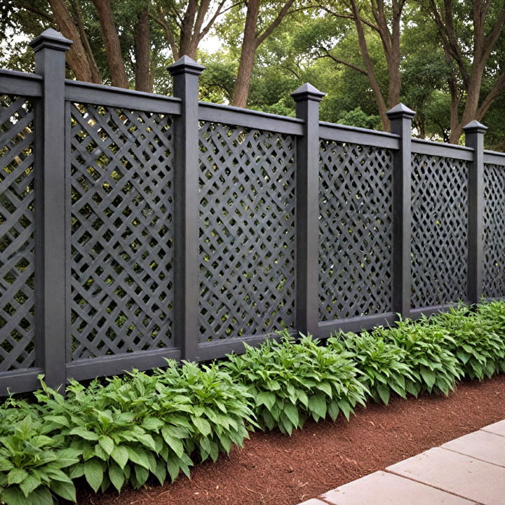 composite lattice fence