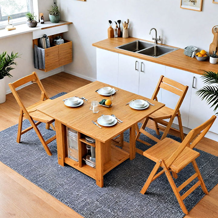 convertible dining set for small kitchen