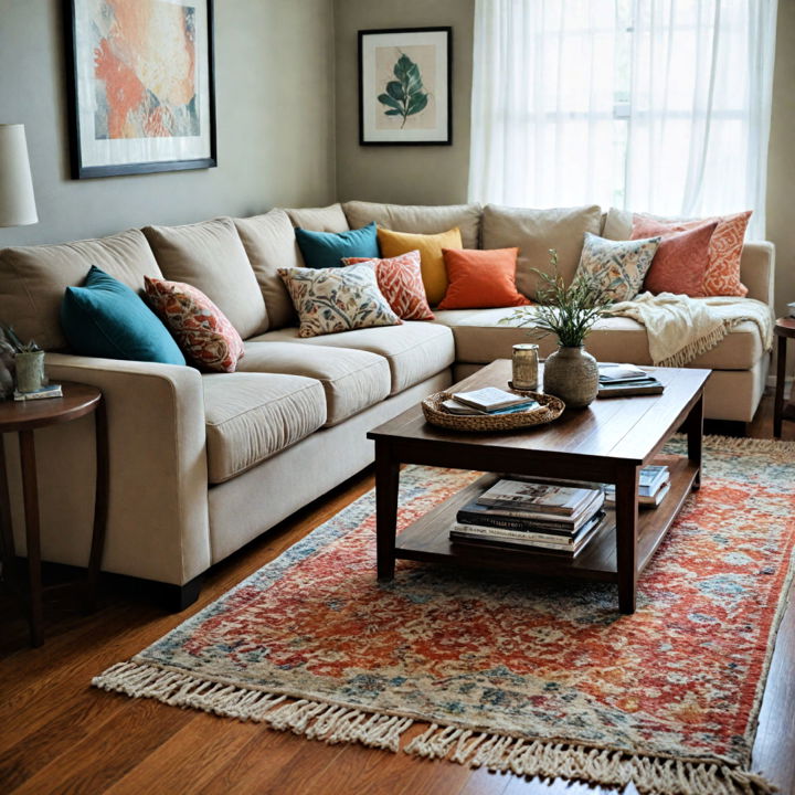 cozy bohemian vibes living room