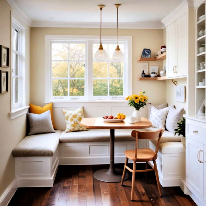 cozy breakfast nook