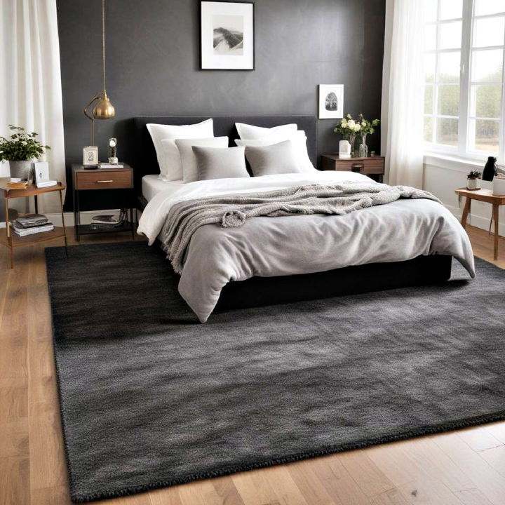 cozy dark grey area rugs