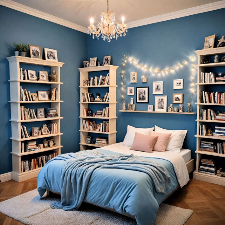 cozy reading themed bedroom