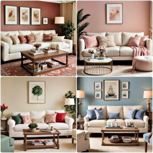 cream couch living room ideas