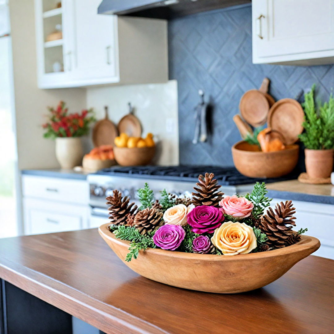 creative seasonal decor display