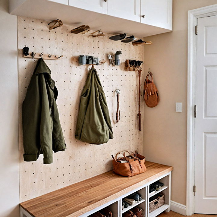 customizable pegboard storage solution