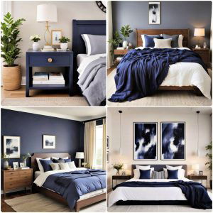 dark blue bedroom ideas