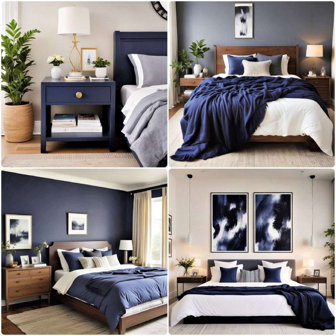 25 Dark Blue Bedroom Ideas That Inspire Relaxation