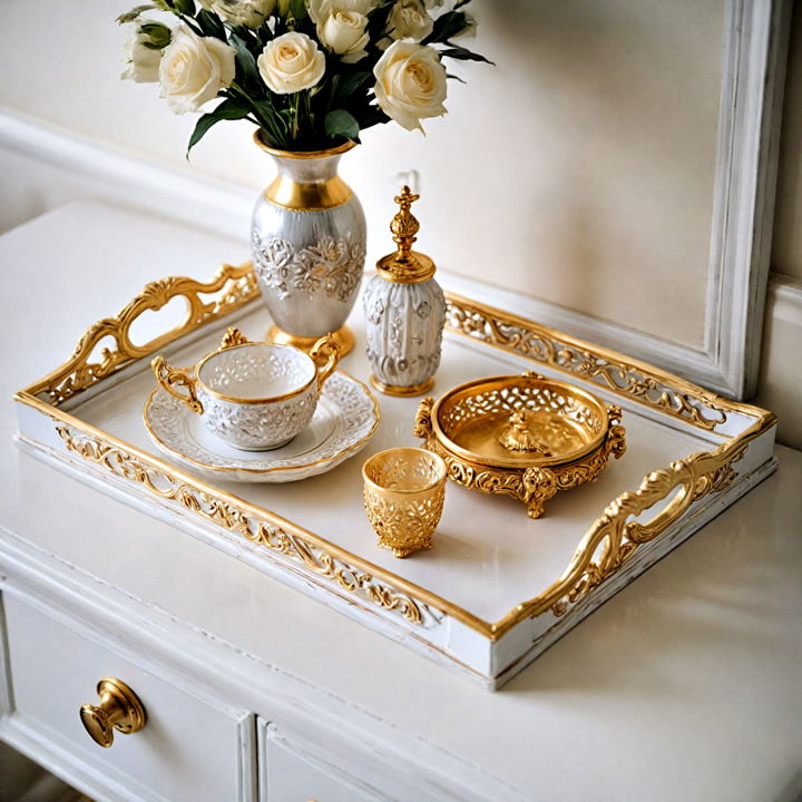 decorative tray to organize small items