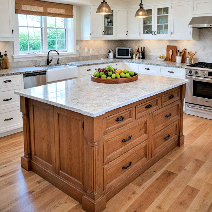 deep drawers kitchen island