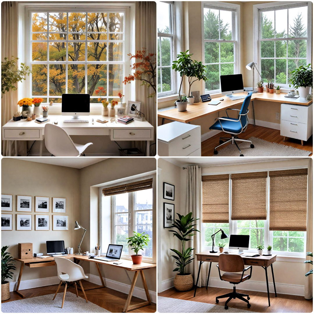 15 Desk in Front of Window Ideas To Enhance Your Focus