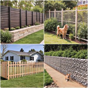 dog fence ideas
