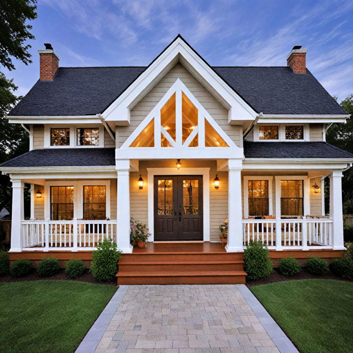 dormer roof for an inviting entryway