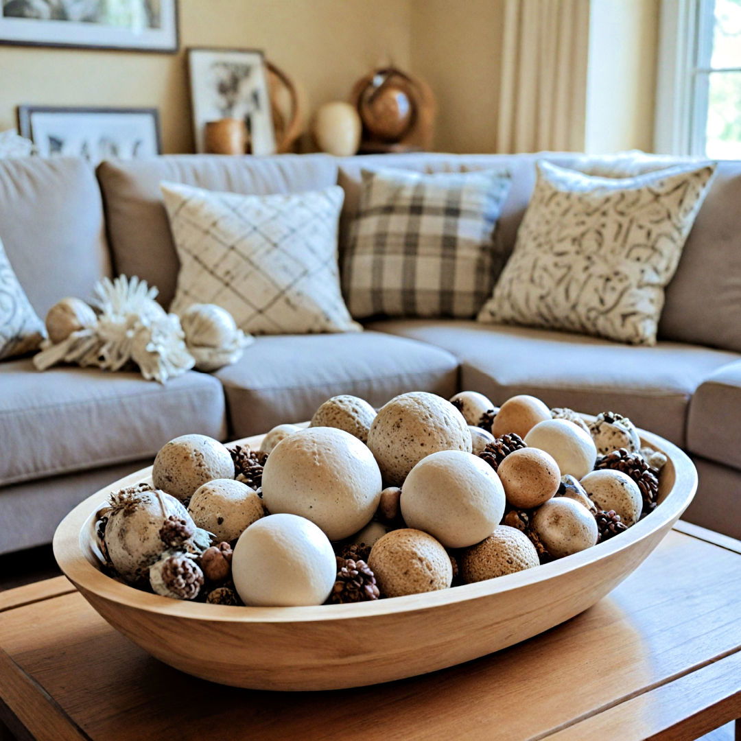 dough bowl on your coffee table