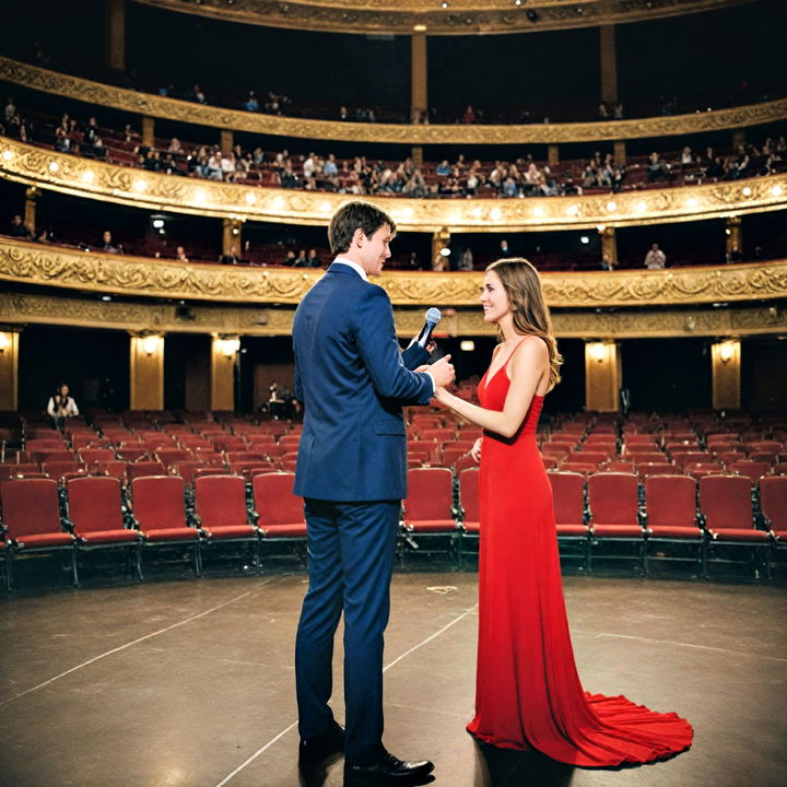 dramatically romantic theater proposal