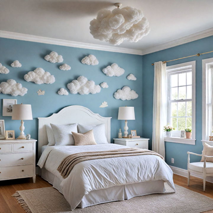 dreamy clouds bedroom