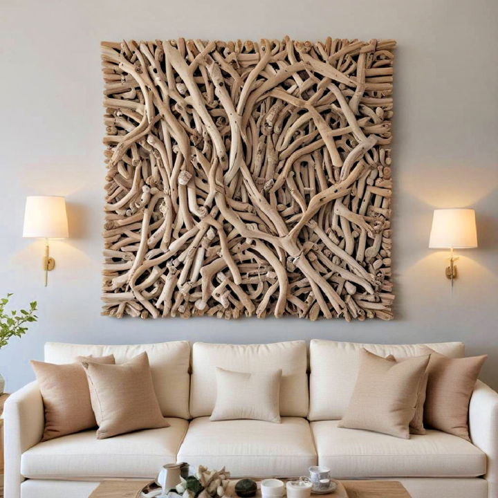 driftwood wall art décor