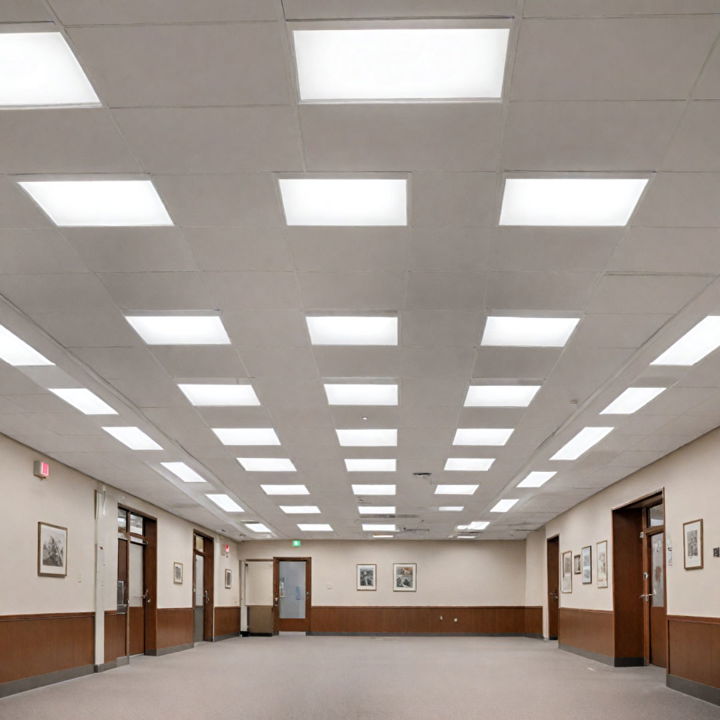 drop ceiling fluorescent troffer lights