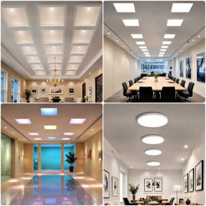 drop ceiling lighting ideas