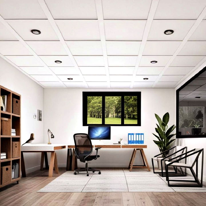 drop ceiling recessed lighting