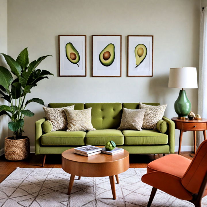 earthy avocado delight couch