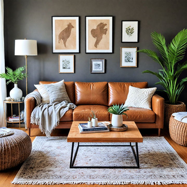 eclectic fusion living room