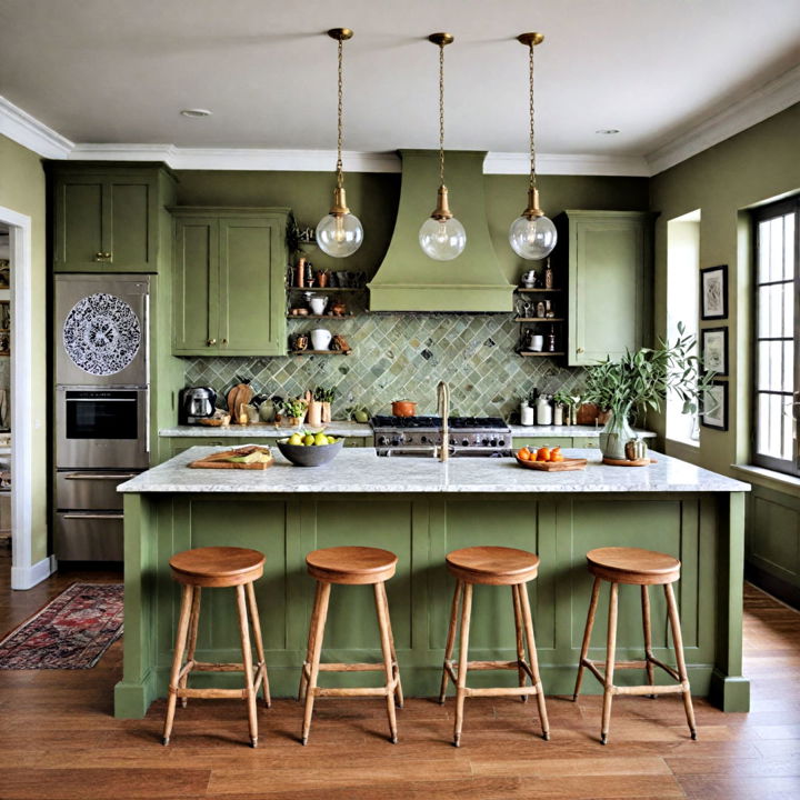 eclectic mix kitchen