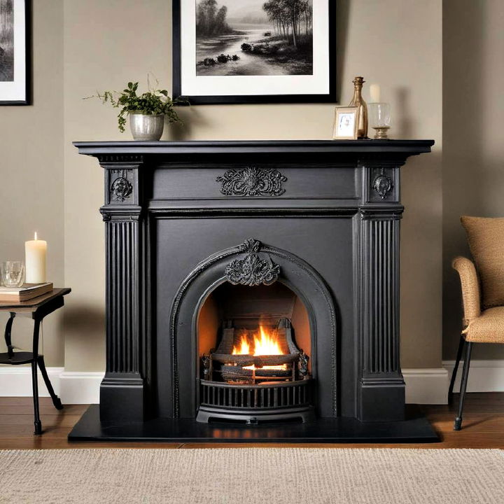 elegance cast iron fireplace