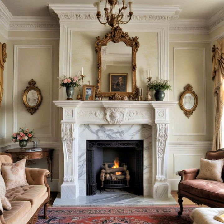 elegance fireplace mantels decor