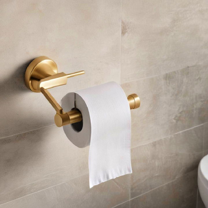 elegance golden toilet paper holder