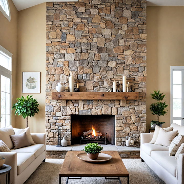elegance natural stone for any living room