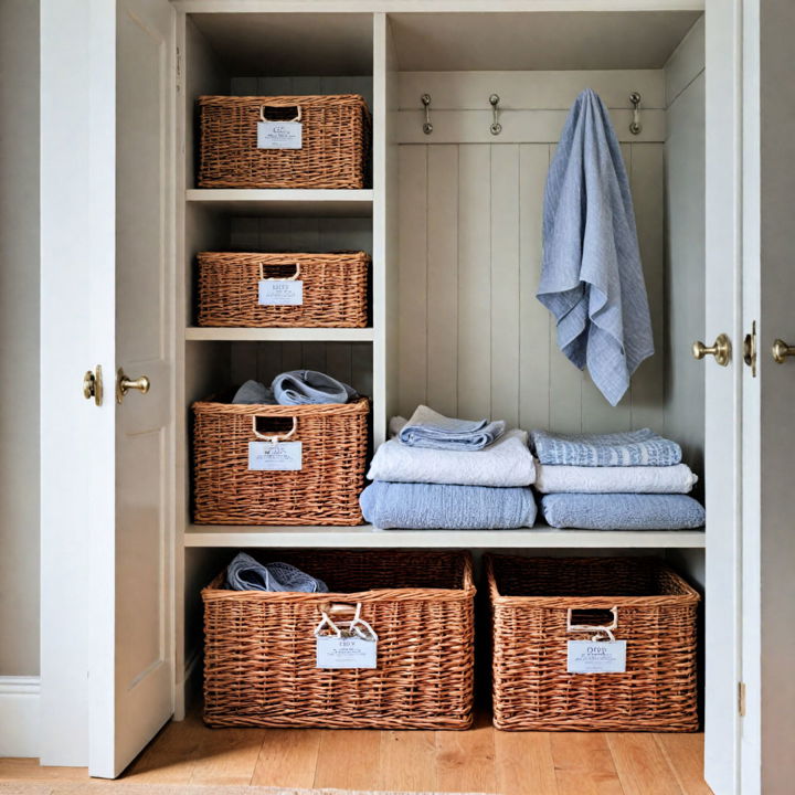 elegance wicker baskets for boot room