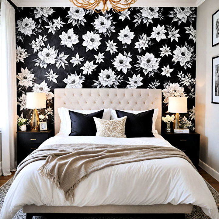 elegant black and white wallpaper