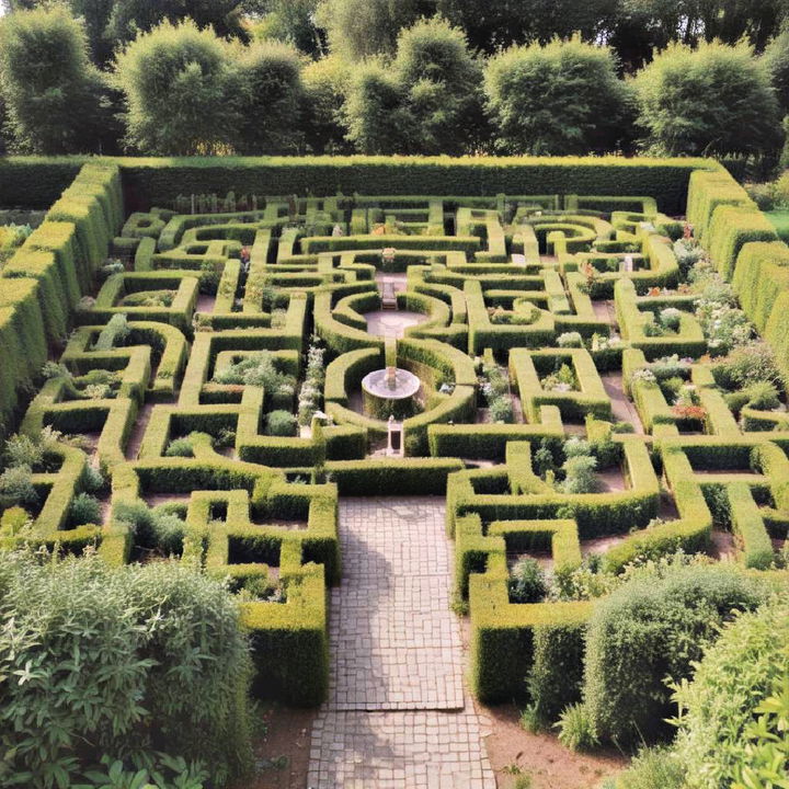 elegant garden mazes