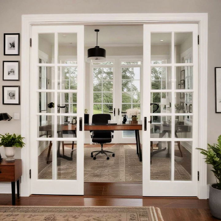 elegant glass french doors