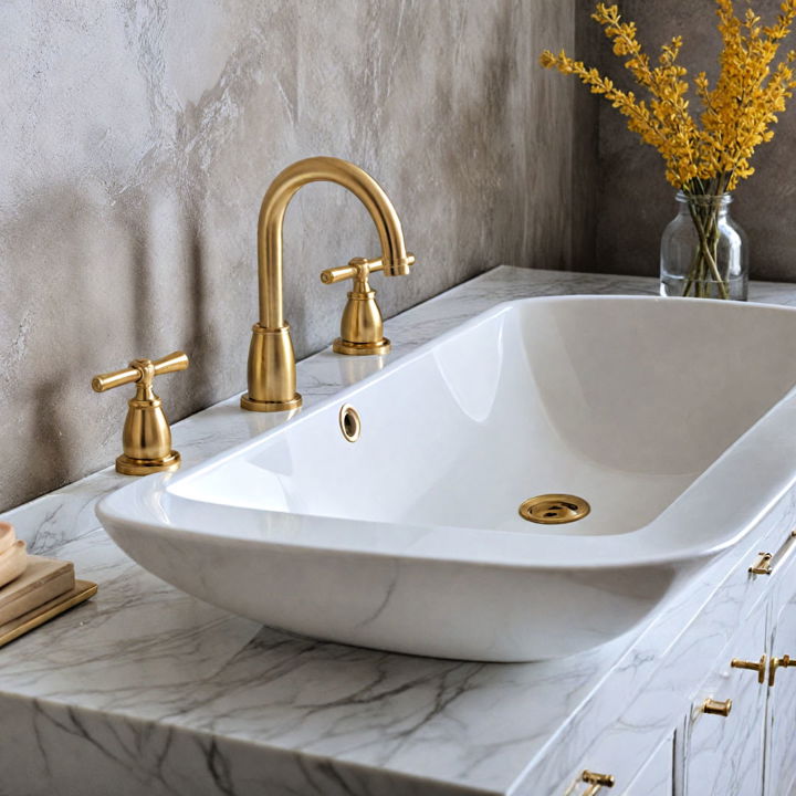 elegant gold faucets and fixtures