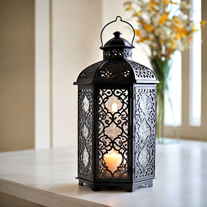 elegant lattice metal lanterns