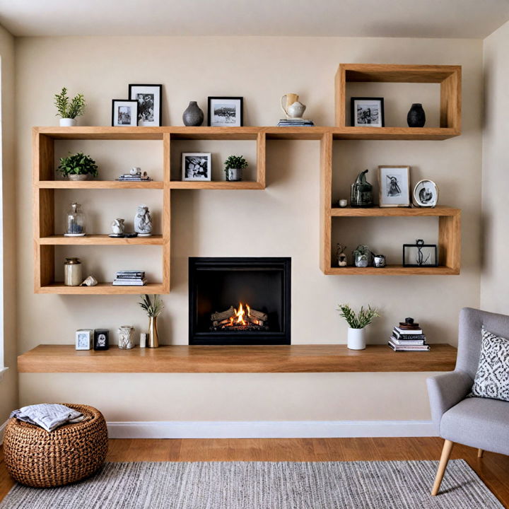 floating box shelves